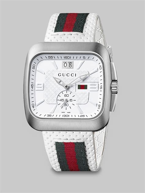 white gucci watches for men